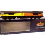 Bachmann Class 66 re-finished as 66843 Colas Rail. P&P Group 1 (£14+VAT for the first lot and £1+VAT