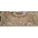 Handmade Chinse pattern large floor rug, Not available for in-house P&P, contact Paul O'Hea at