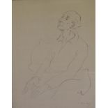 After Edmond Xavier Kapp (1890-1978) lithograph of Frederick Delius, pencil signed to margin 84/100,