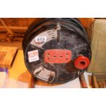 Jo Jo MK20 250v extension lead on 4m reel. Not available for in-house P&P, contact Paul O'Hea at