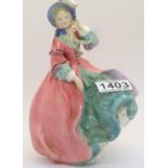 Royal Doulton figurine, Spring Morning HN 1922, H: 19 cm. P&P Group 2 (£18+VAT for the first lot and