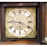 Georgian Oak cased longcase clock by Elizabeth Boot of Sutton with 30 hours Huygens endless chain