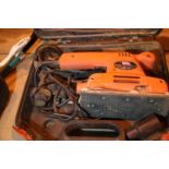 KA 197 185w cased Black and Decker sander. Not available for in-house P&P, contact Paul O'Hea at