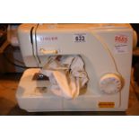 Singer sewing machine (no power lead). Not available for in-house P&P, contact Paul O'Hea at