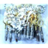 Set of fourteen different sized pocket watch keys. P&P Group 1 (£14+VAT for the first lot and £1+VAT