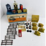 Quantity of Playworn Dinky Toys, Minic Cars & Accessories with 1x Dinky Supertoys 571 Empty Box P&