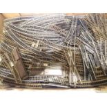 Approximately 200 pieces of set track pieces; Hornby, Jouef etc includes points and crossings,