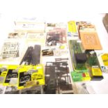 Selection of model rail accessories; ratio, Knightwing, Hornby etc. Mostly new in packets. P&P Group