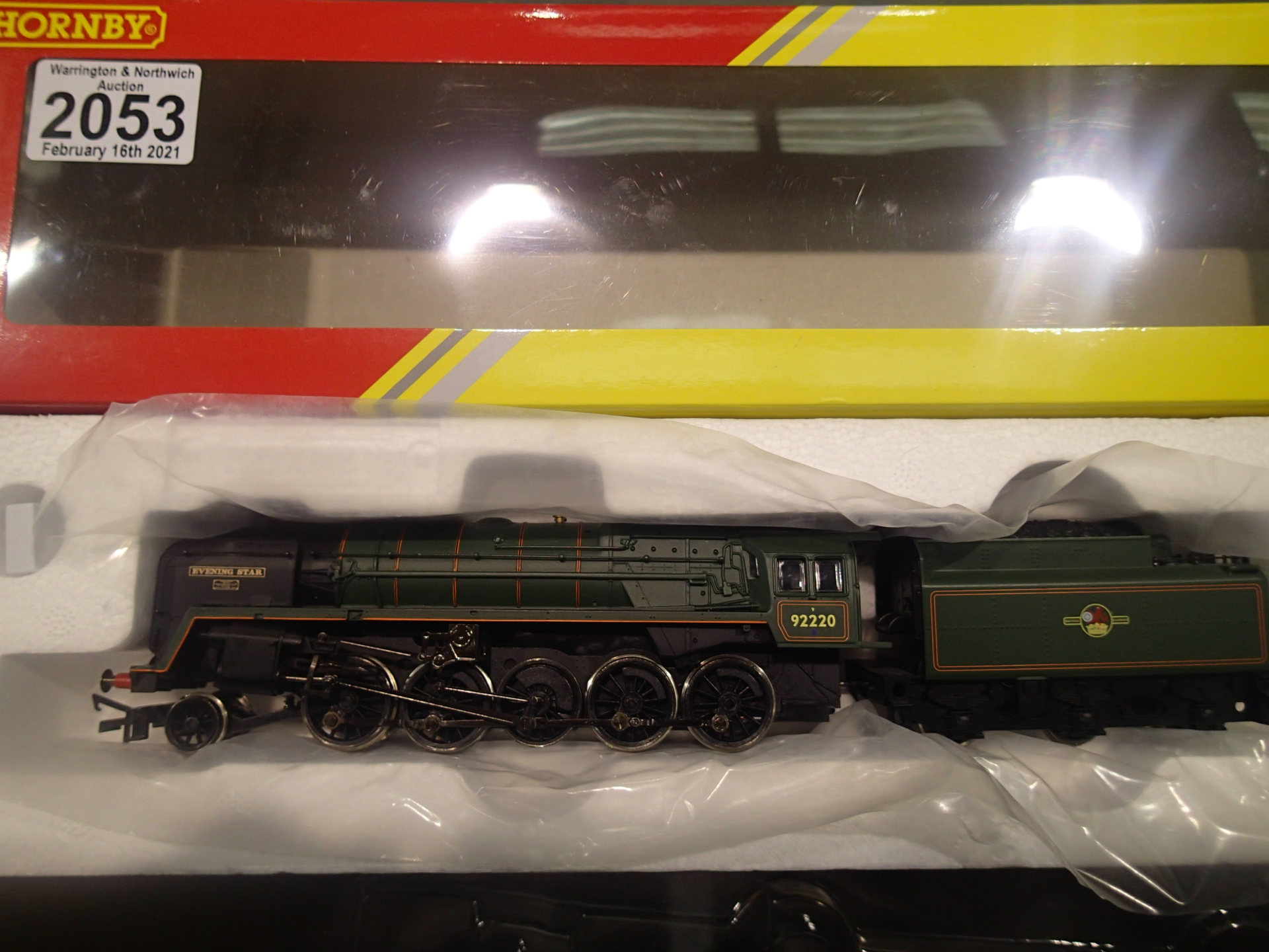 Hornby R3288 2-10-0 'Evening Star' 9F Boxed with Instructions P&P Group 1 (£14+VAT for the first lot