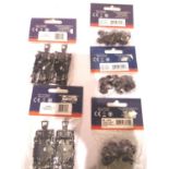 Bachmann wheels and bogies, 36-008A, 36005A, 36-034, 36-016 x2. All new in packets. P&P Group 1 (£