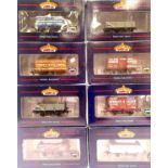 8x Bachmann 4x wheel type wagons, tankers, PO, opens etc. P&P Group 2 (£18+VAT for the first lot and