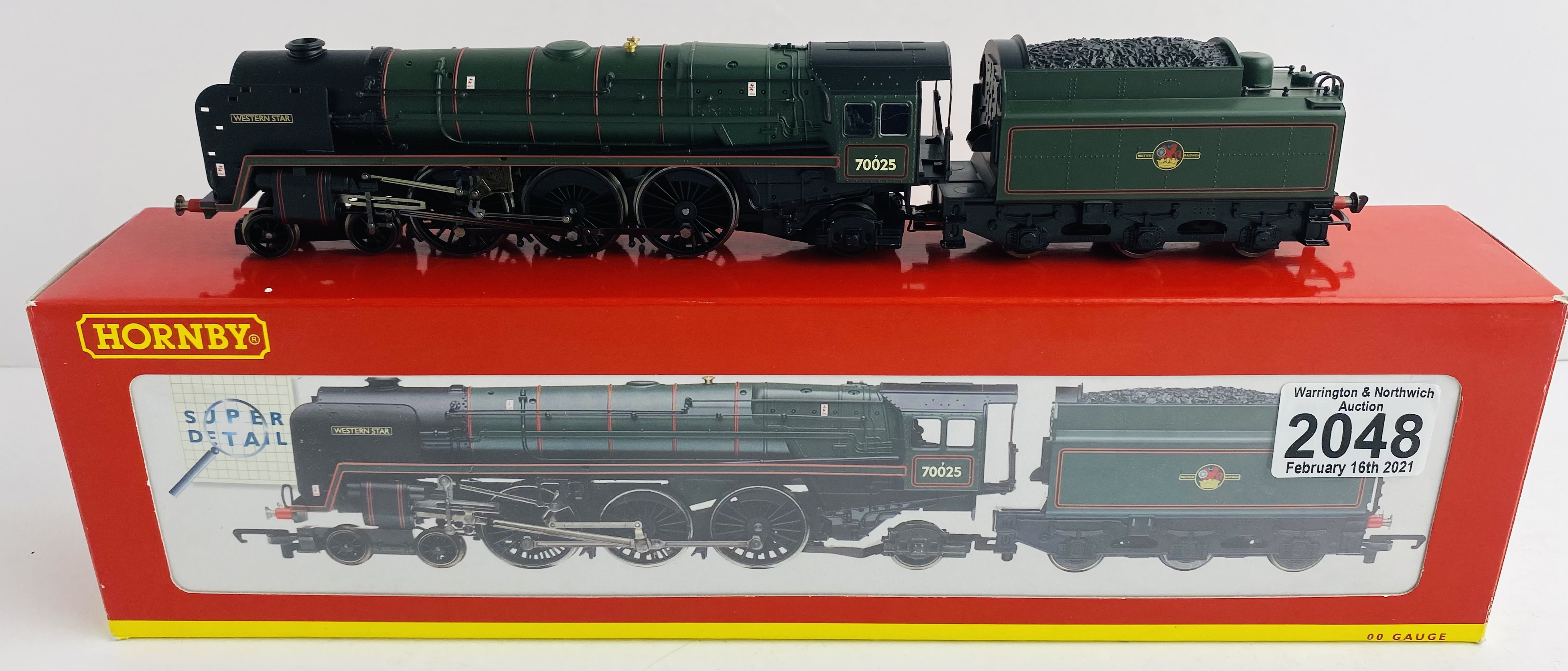 Hornby R2272 7MT 'Western Star' 70025 Boxed with Instructions & Detail Pack P&P Group 1 (£14+VAT for