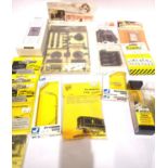 Selection of model rail accessories; Ratio, Knightwing, Hornby etc, mostly new in packets. P&P Group
