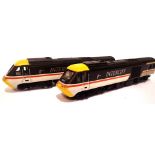 Hornby two car Intercity 125 Swallow Livery. P&P Group 1 (£14+VAT for the first lot and £1+VAT for