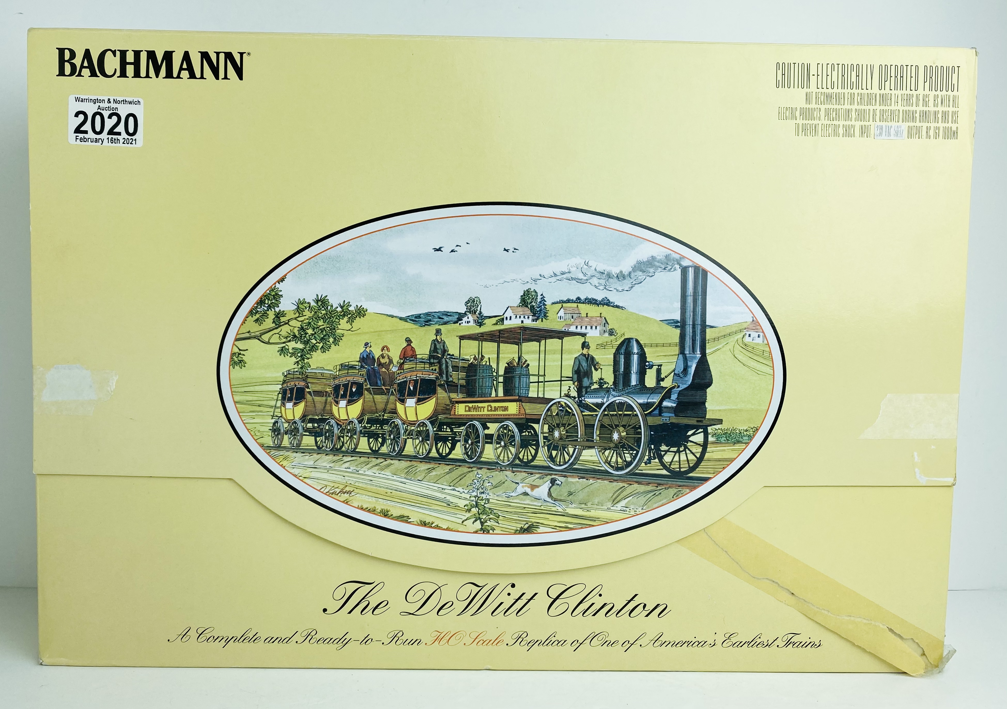 Bachmann HO Scale 'The De Witt Clinton' Train Set Boxed P&P Group 2 (£18+VAT for the first lot