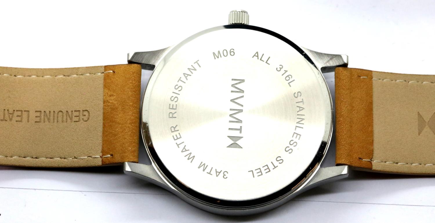 Gents MVMT calendar wristwatch, new and boxed. P&P Group 2 (£18+VAT for the first lot and £3+VAT for - Image 3 of 3