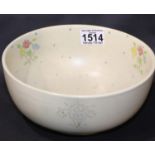 Large Clarice Cliff Newport Pottery fruit bowl, D: 21 cm. P&P Group 3 (£25+VAT for the first lot and