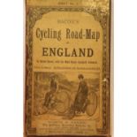 Bacon's Cycling Road Map of England, sheet number 2. P&P Group 1 (£14+VAT for the first lot and £1+