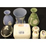 Mixed ceramics including five Wedgwood items. Not available for in-house P&P, contact Paul O'Hea