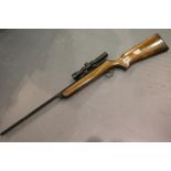 BSA 177 air rifle with fitted sight. P&P Group 3 (£25+VAT for the first lot and £5+VAT for