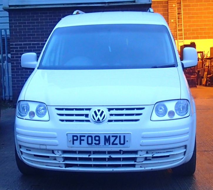 VW Caddy C20 TDI van 169,000 miles two keys, MOT until 21/12/2021. PF09 MZU