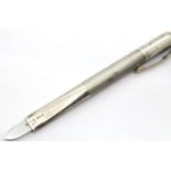 Hallmarked silver propelling penknife by Vernons, L: 11 cm. P&P Group 1 (£14+VAT for the first lot