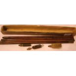 Boxed vintage twelve bore cleaning kit. P&P Group 2 (£18+VAT for the first lot and £3+VAT for