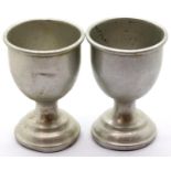 Pair of WWII Hitler Youth Egg Cups. P&P Group 1 (£14+VAT for the first lot and £1+VAT for subsequent
