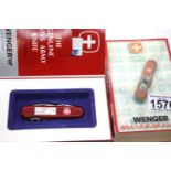 Boxed Wenger Millenium Swiss army knife. P&P Group 2 (£18+VAT for the first lot and £3+VAT for