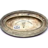 Third Reich First Class Lounge Serving Platter. The D.Z.R was a German airship airline during the
