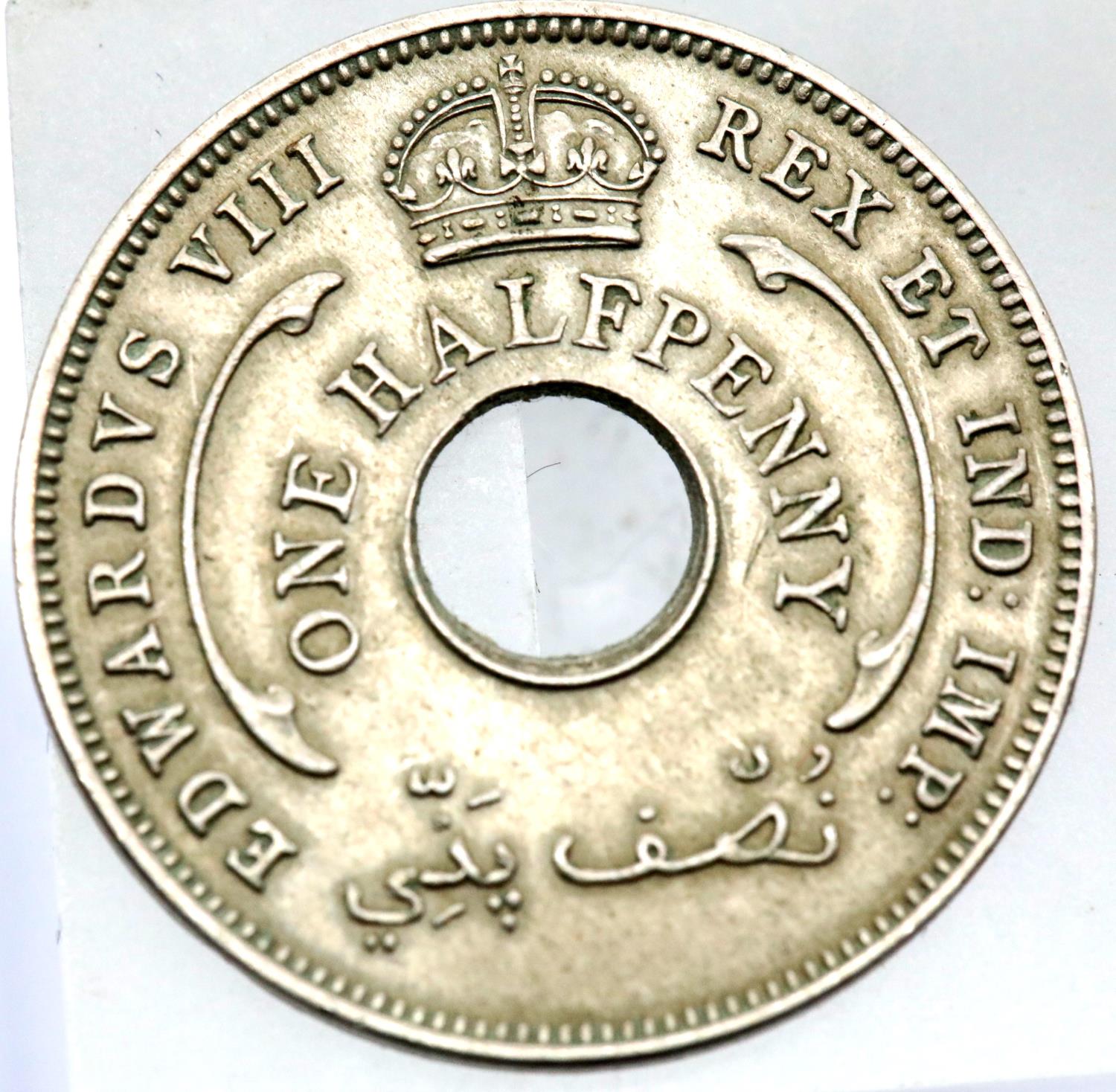 1936 - British West Africa Half Penny of Edward VIII. P&P Group 1 (£14+VAT for the first lot and £ - Image 2 of 2