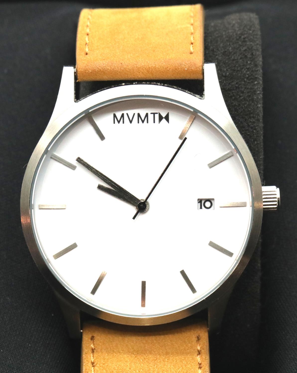 Gents MVMT calendar wristwatch, new and boxed. P&P Group 2 (£18+VAT for the first lot and £3+VAT for