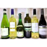 Six bottles of mixed white wine, Not available for in-house P&P, contact Paul O'Hea at Mailboxes