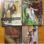 Roy Stuart softback volumes I & II and hardback larger format volumes IV & V. P&P Group 2 (£18+VAT