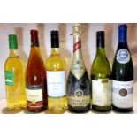 Six bottles of mixed white wine, Not available for in-house P&P, contact Paul O'Hea at Mailboxes