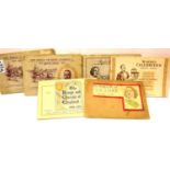 Six cigarette card albums including Radio Celebrities and Royalty. P&P Group 1 (£14+VAT for the