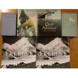 Mountaineering books, two copies of Everest, Summit of Achievements, signed copy of Alfred Gregory