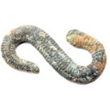 Tudor Zoomorphic Snake Belt Clasp. P&P Group 1 (£14+VAT for the first lot and £1+VAT for
