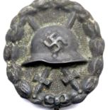 Spanish Civil War German Condor Legion Black Wound Badge (3rd class, representing Iron), for those