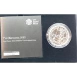 2015 1oz silver Britannia in Royal Mint sealed pack, limited edition CoA included, 10000 produced.