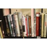 Shelf of WWI related books. Not available for in-house P&P, contact Paul O'Hea at Mailboxes on 01925