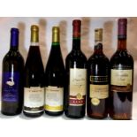 Six bottles of mixed red wine, Not available for in-house P&P, contact Paul O'Hea at Mailboxes on