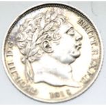 1816 - King George III Silver Sixpence in a high grade. P&P Group 1 (£14+VAT for the first lot