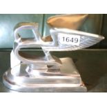 Chrome Bentley B sign, L: 19 cm. P&P Group 2 (£18+VAT for the first lot and £3+VAT for subsequent