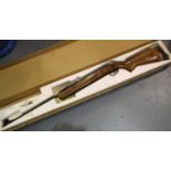 BSA Airsporter 22 air rifle in original box, in VGC. P&P Group 3 (£25+VAT for the first lot and £5+