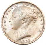 1853 Early Copper Farthing of Queen Victoria. P&P Group 1 (£14+VAT for the first lot and £1+VAT