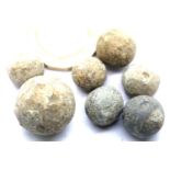 English Civil War period - Musket balls pistol to rifle caliber - Lincolnshire find. P&P Group 1 (£