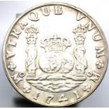 Philip V Spanish 8 Reales (copy). P&P Group 1 (£14+VAT for the first lot and £1+VAT for subsequent