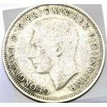 1947 - Silver Florin of Australia under King George VI. P&P Group 1 (£14+VAT for the first lot