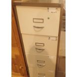 Bisley four drawer filing cabinet. Not available for in-house P&P, contact Paul O'Hea at Mailboxes